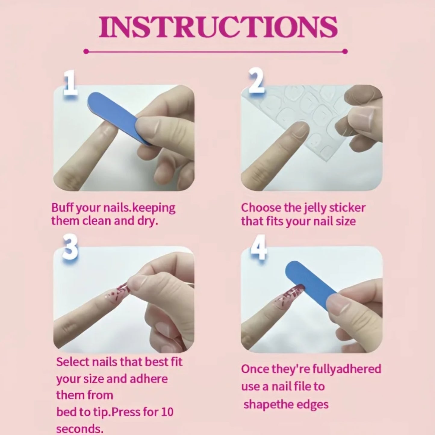 3D RED BOWKNOT NAILS B+F 8