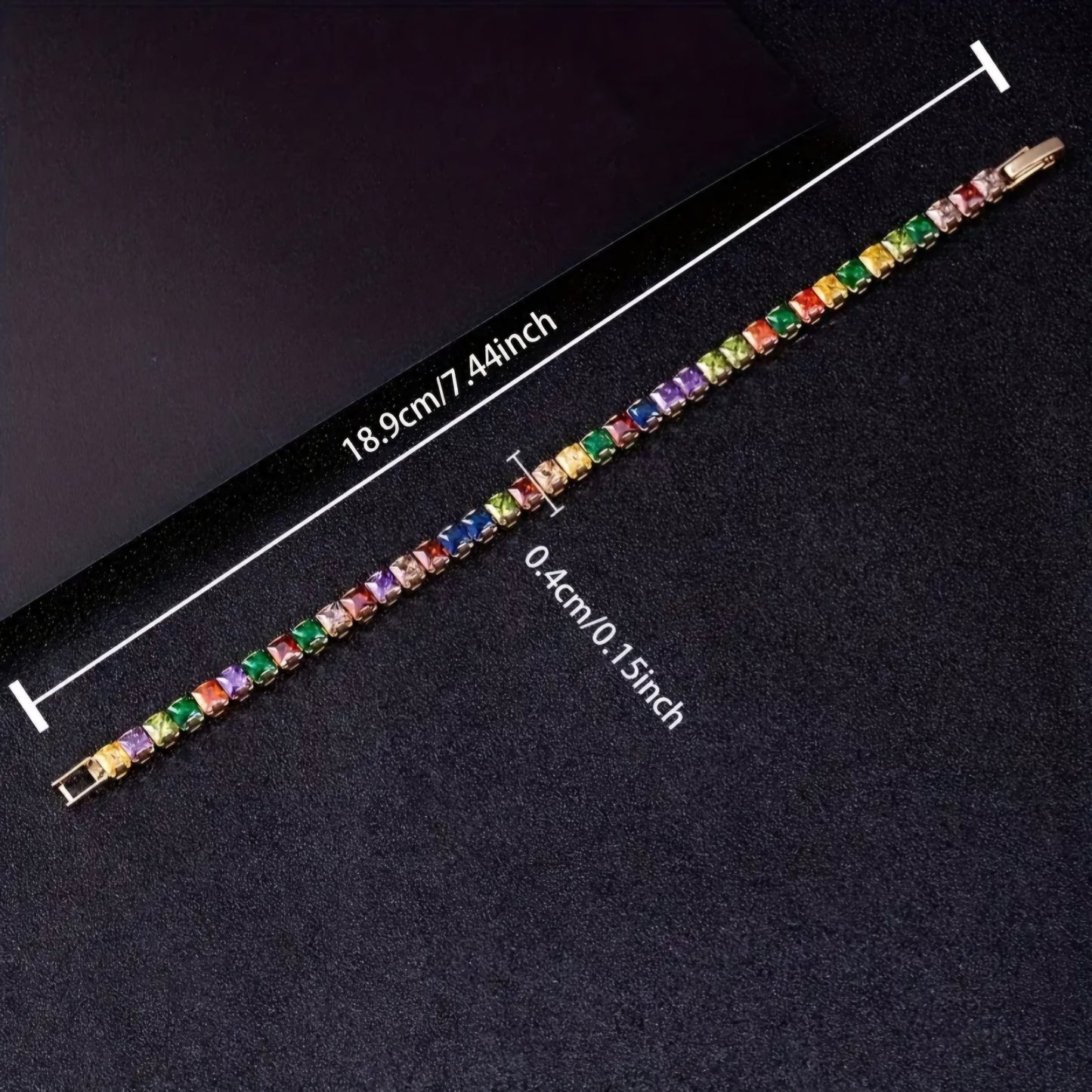 SPARKLING TENNIS BRACELET BLING8UK