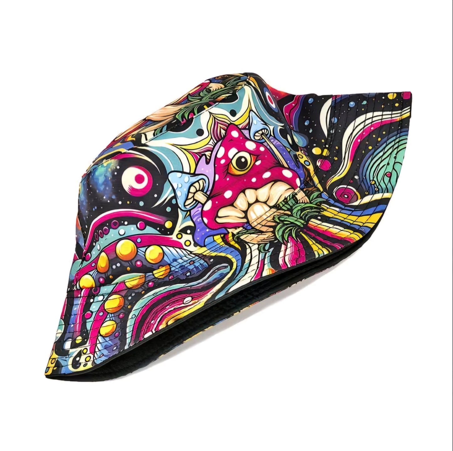 WAVEY MUSHROOM BUCKET HAT B+F 8