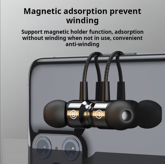 MAGNETIC WIRED HEADPHONES B+F 8