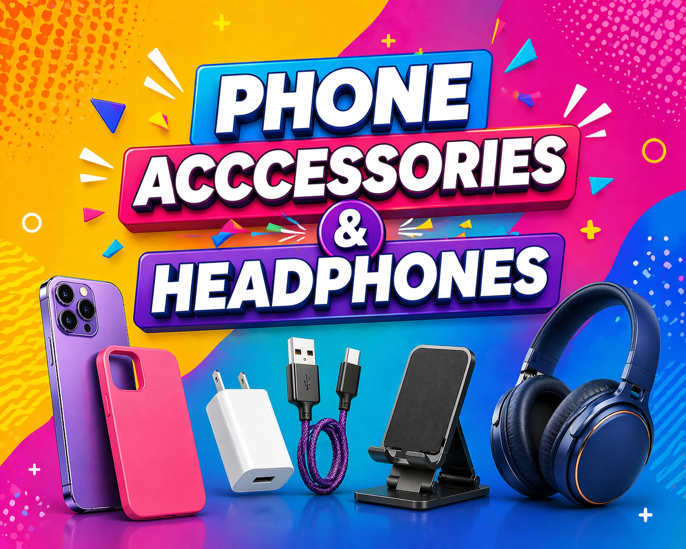 PHONE ACCSESSORIES & HEADPHONES