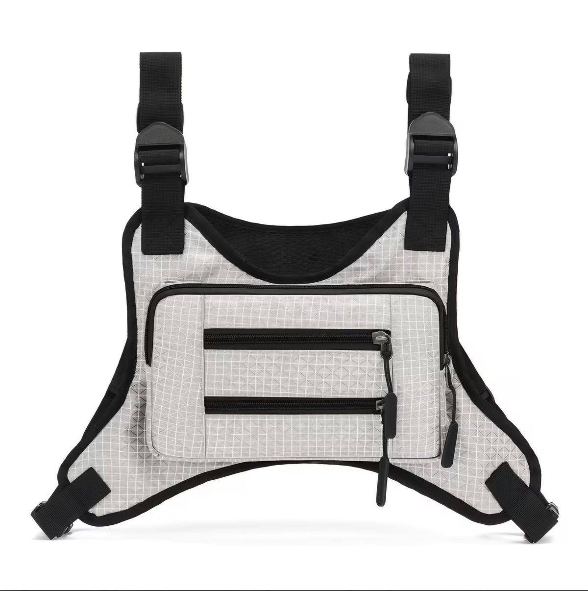 WHITE CHEST VEST BACKPACK B+F 8