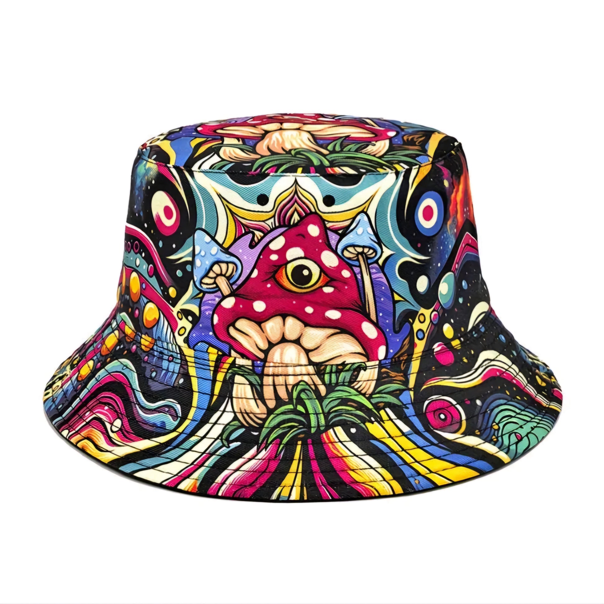 WAVEY MUSHROOM BUCKET HAT B+F 8