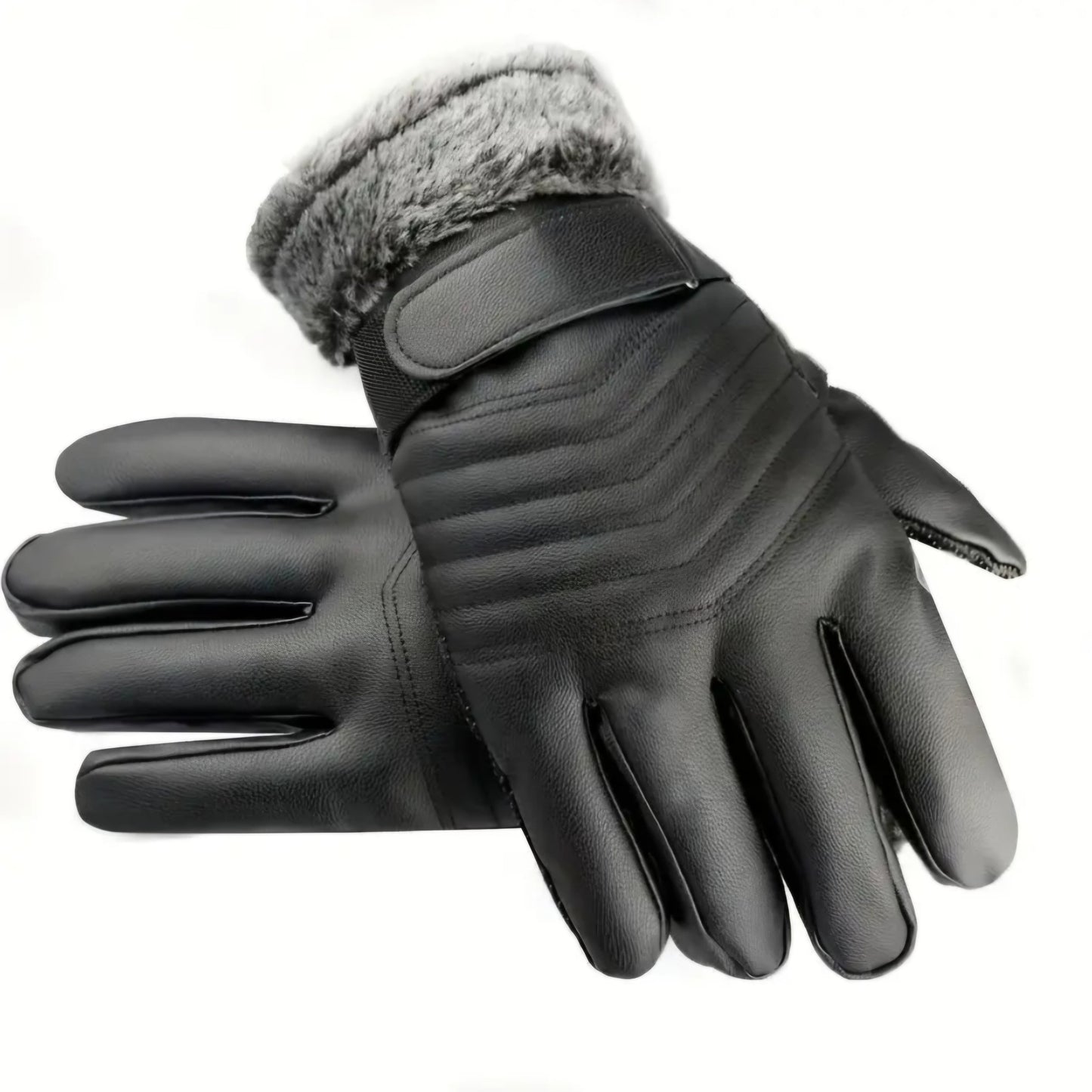 THERMAL WINTER FLUFF GLOVES BLING8UK