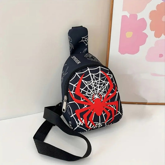 BLACK SPIDER BAG BLING8UK