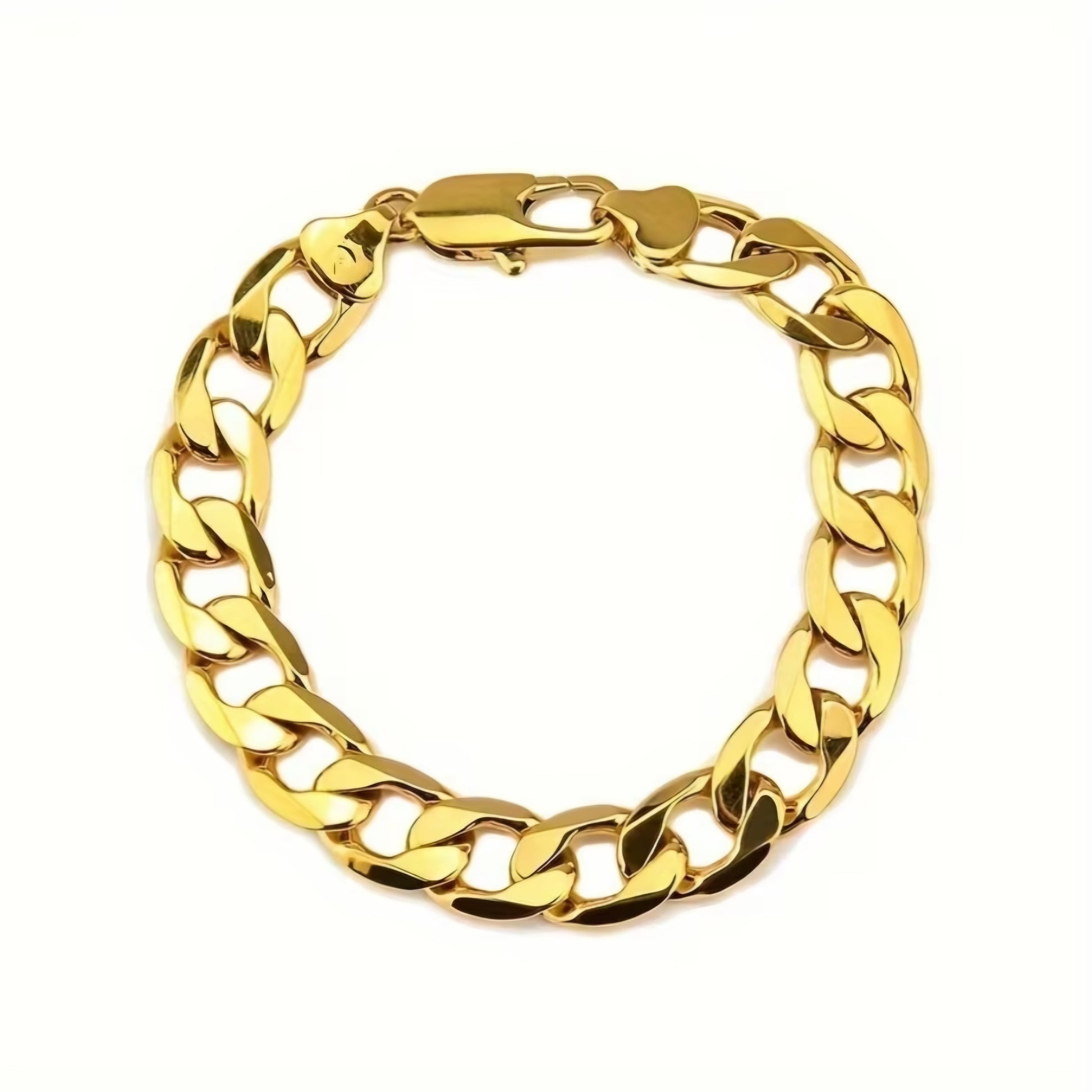 18KT GOLD PLATED BRACELET B+F 8