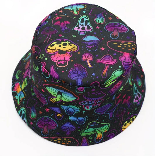 MUSHROOM BUCKET HAT B+F 8