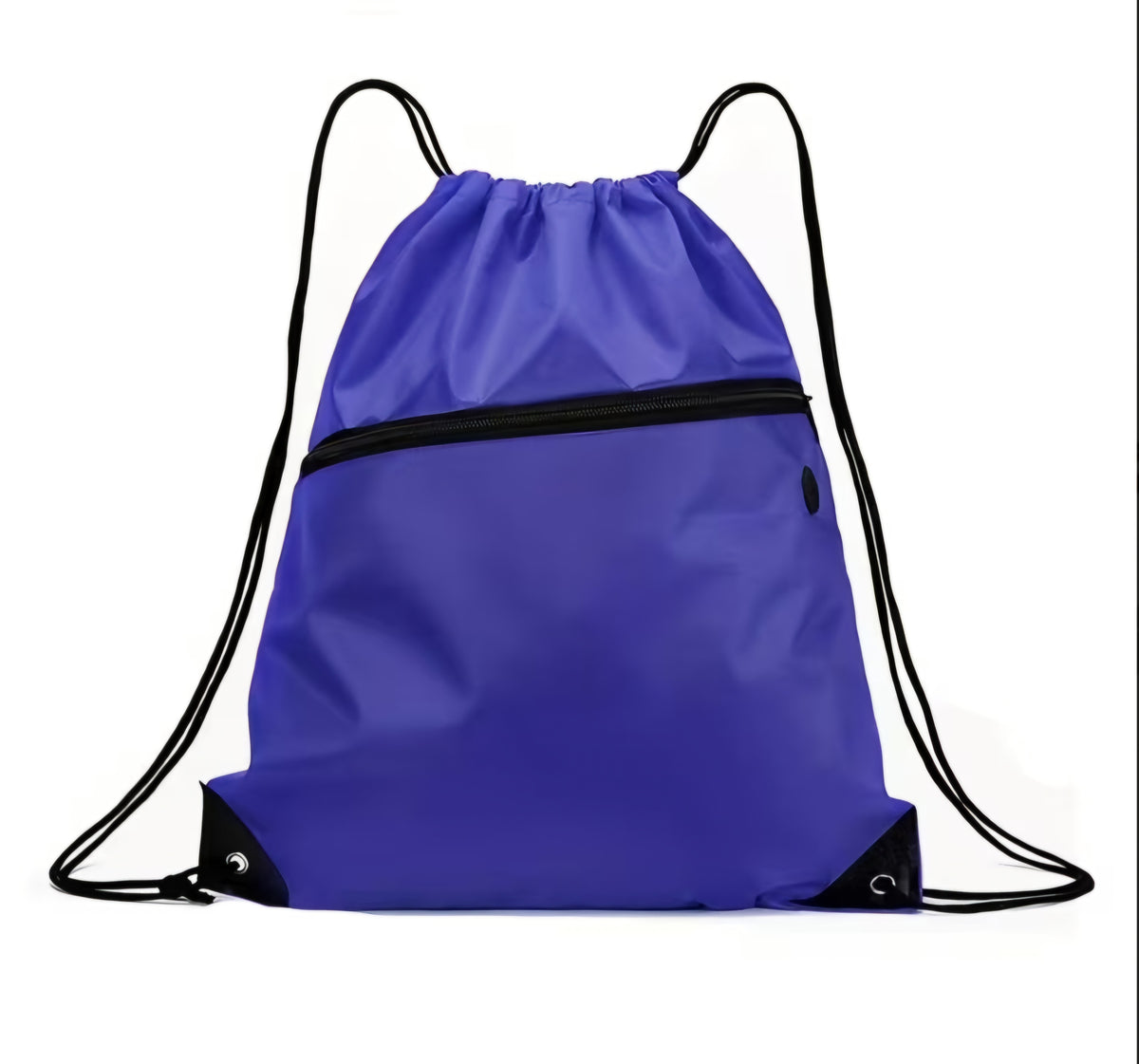 BLUE DRAW STRING BACKPACK B+F 8