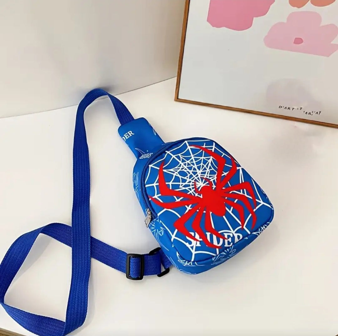 BLUE SPIDER BAG BLING8UK