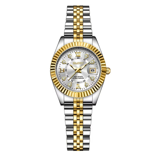 IRLANDY LUXURY DIAMOND CALANDER WATCH B+F 8