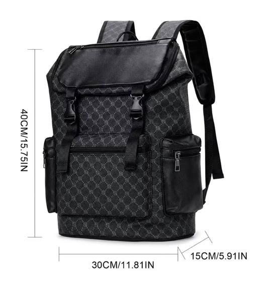 BLACK LUXURY BACKPACK B+F 8