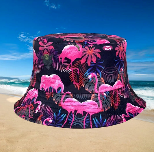 FLAMINGO BUCKET HAT B+F 8