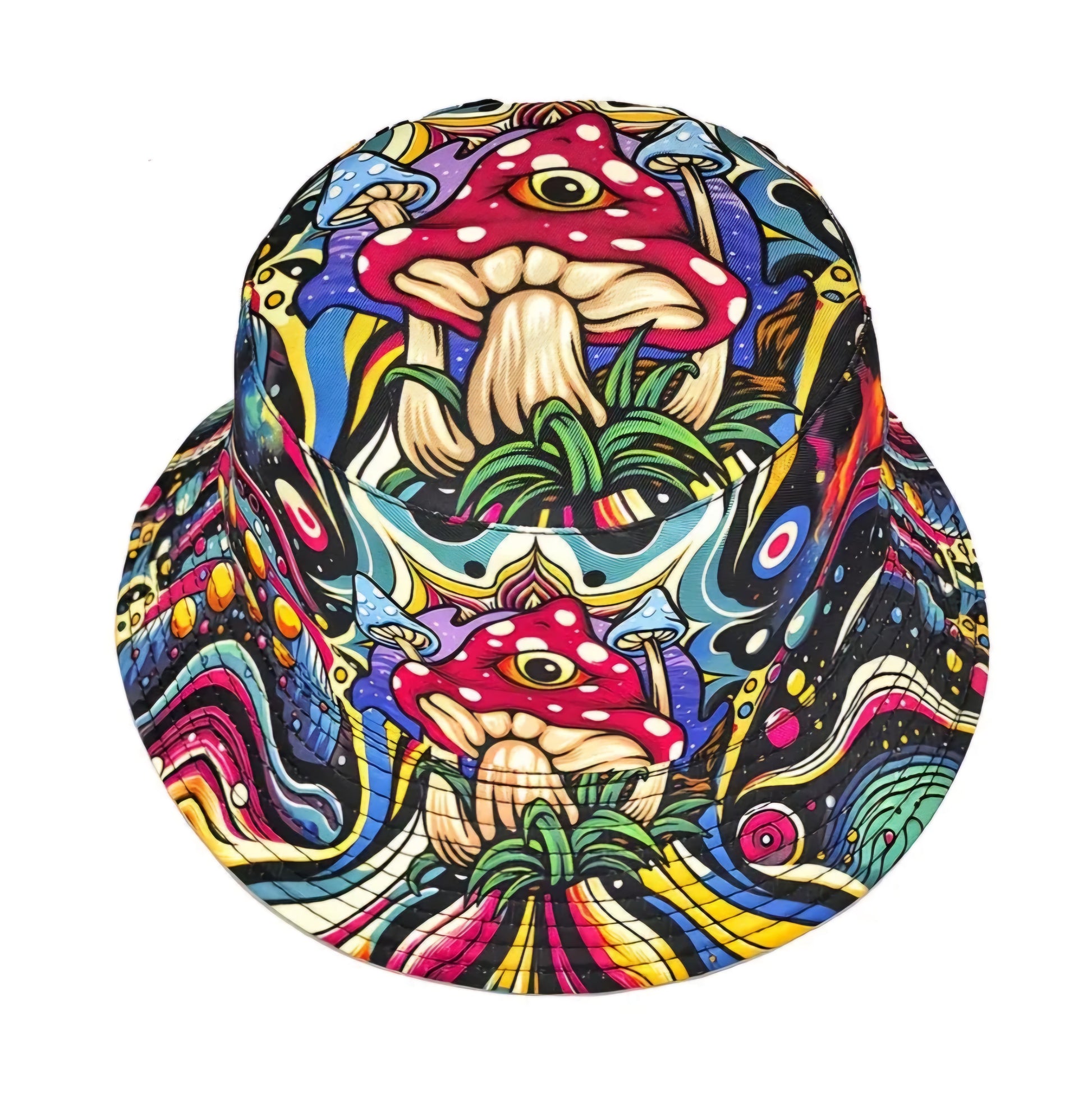WAVEY MUSHROOM BUCKET HAT B+F 8