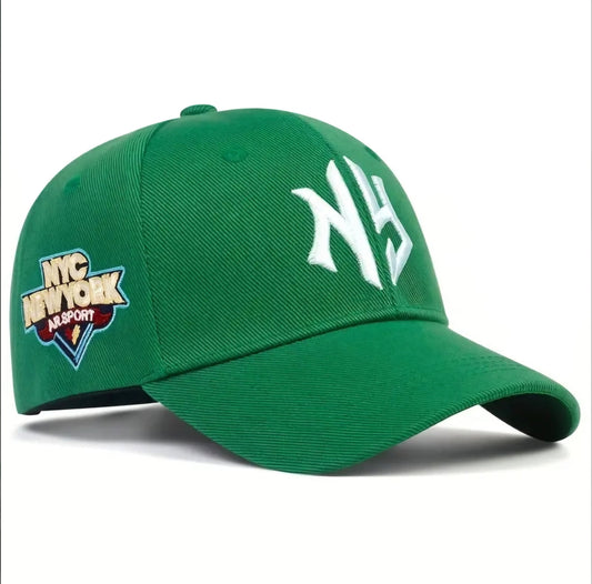 GREEN NYC AR SPORT CAP BLING8UK