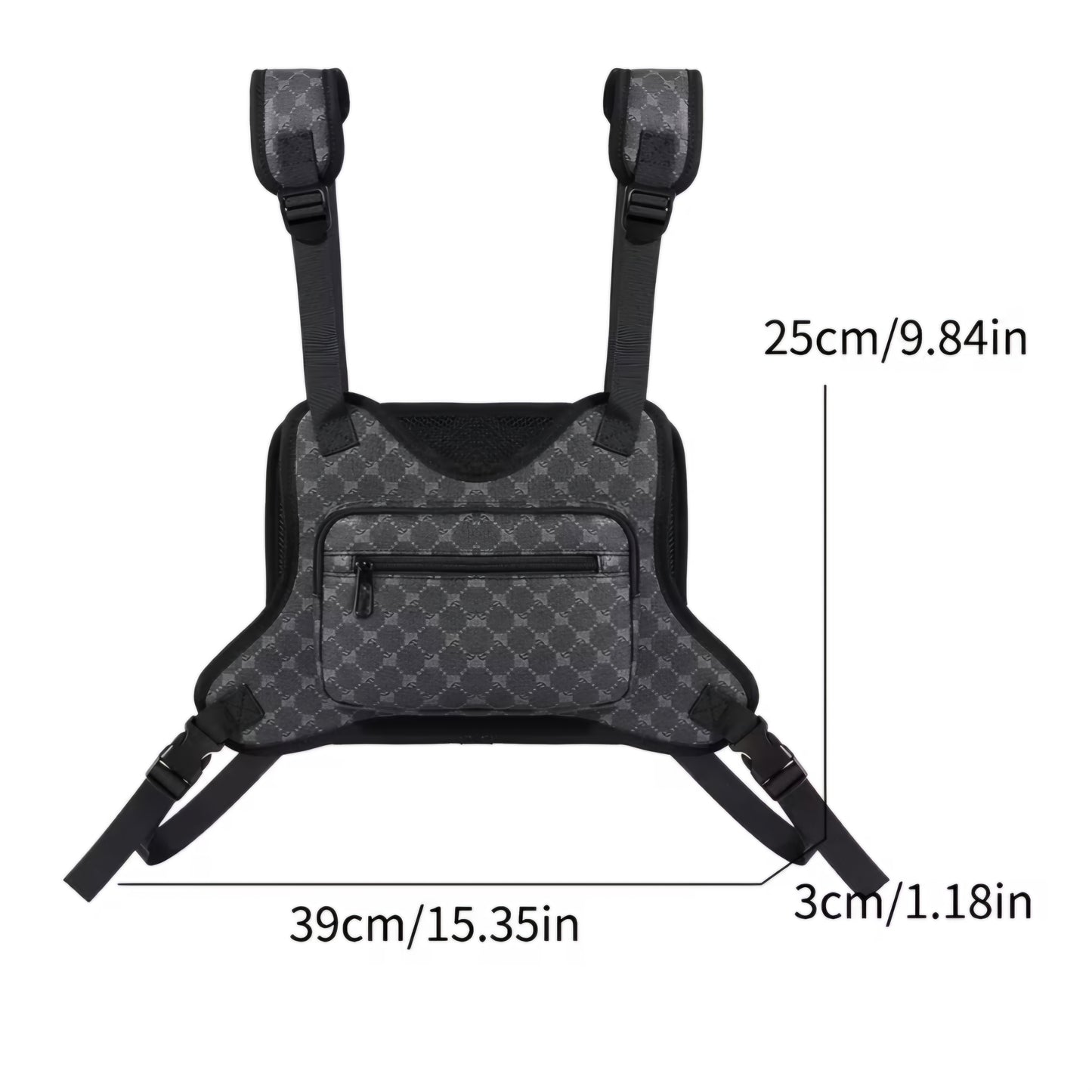 LUXURY CHEST VEST BACKPACK B+F 8