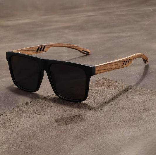 BLACK FRAME WOODEN LOOK B+F 8