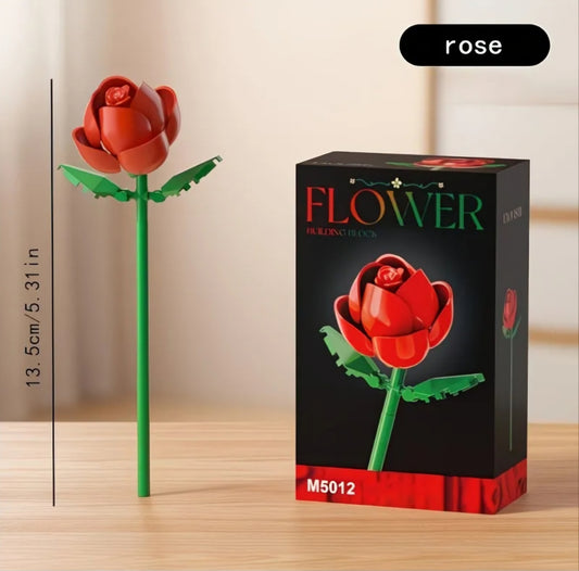 RED ROSE FLOWER B+F 8