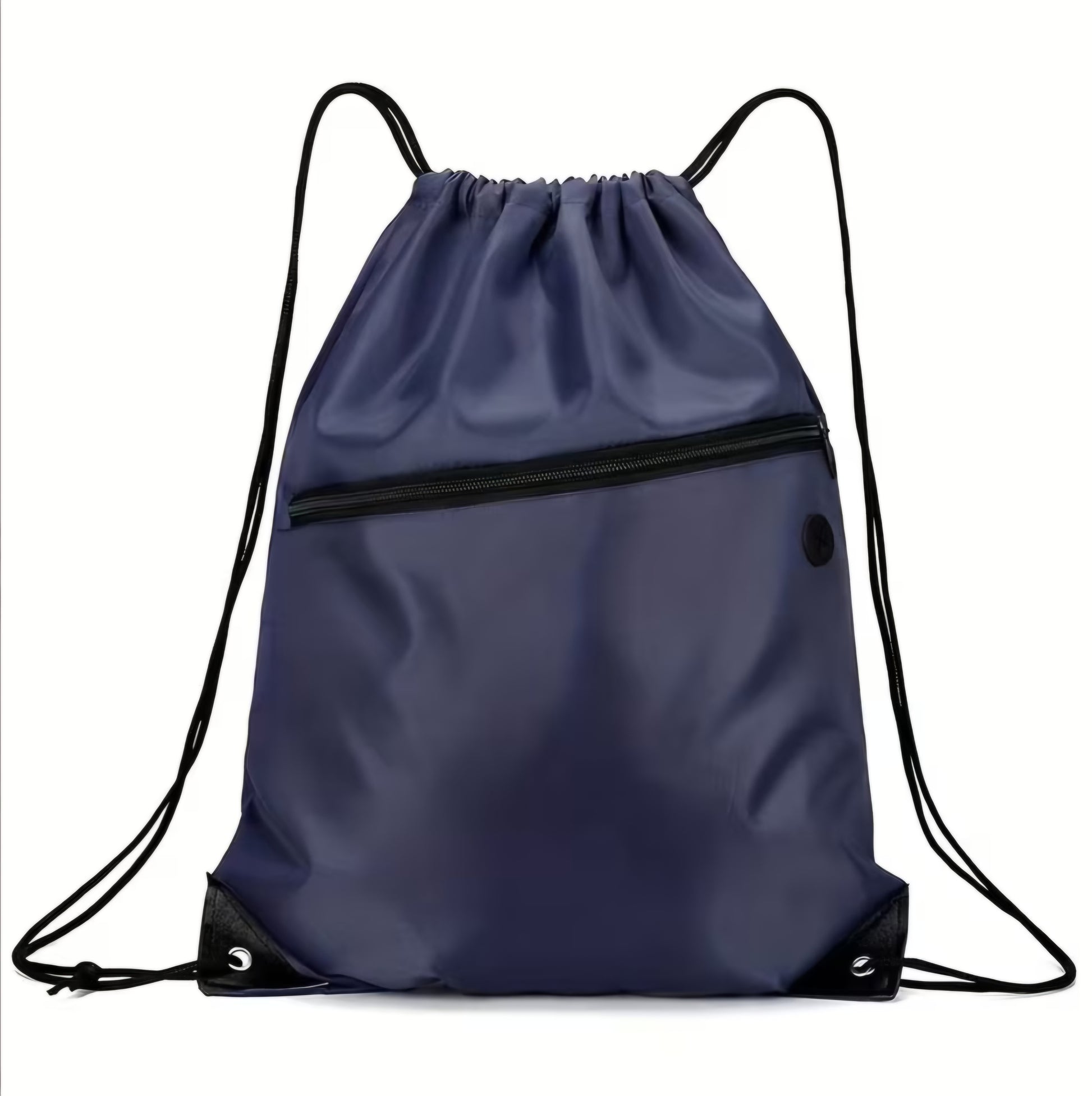 NAVY DRAW STRING BACKPACK B+F 8