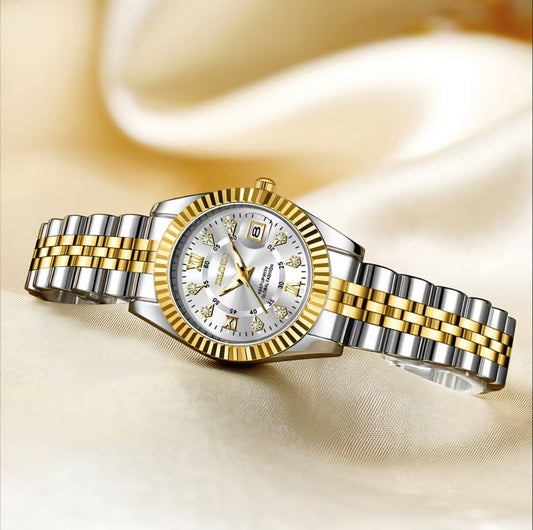 IRLANDY LUXURY DIAMOND CALANDER WATCH B+F 8