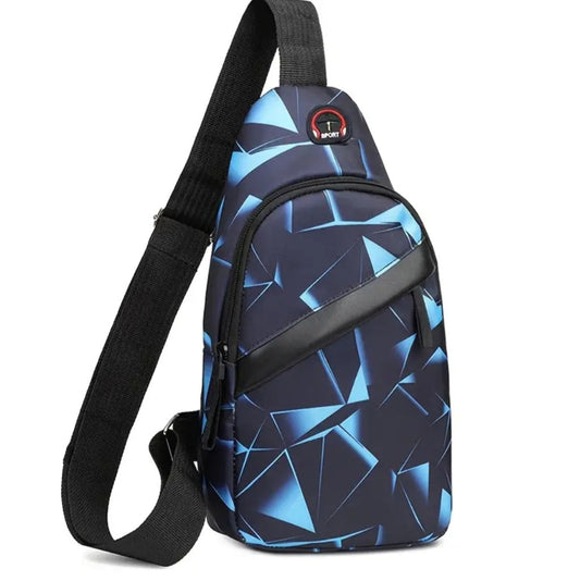 BLUE BLOCK SPORTS BAG BLING8UK
